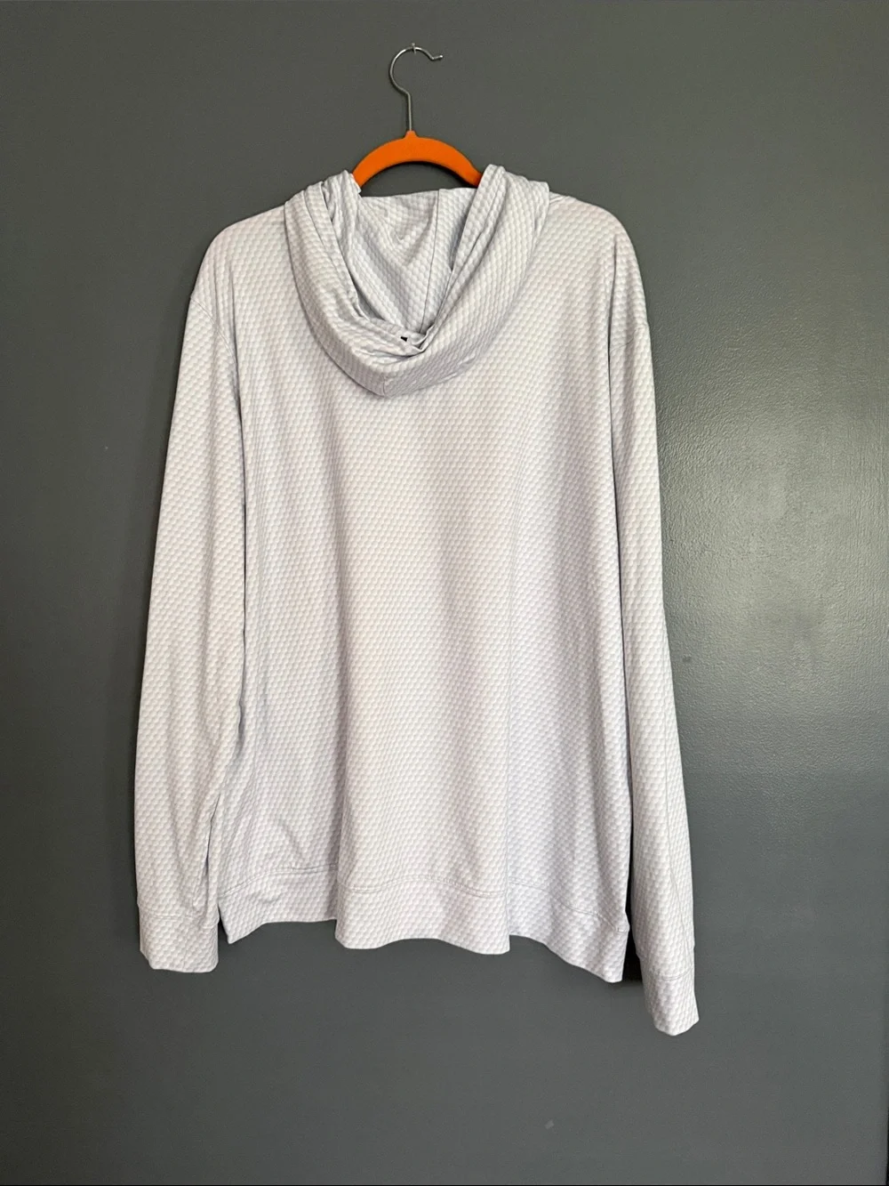 Rhoback Light Gray Textured Hooded Pullover - Picture 2 of 3